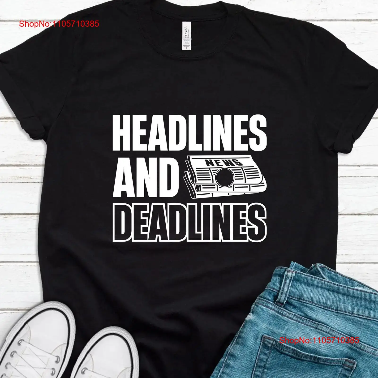 Vintage Fashion Journal - JournalisT T Shirt Reporter Journalism for