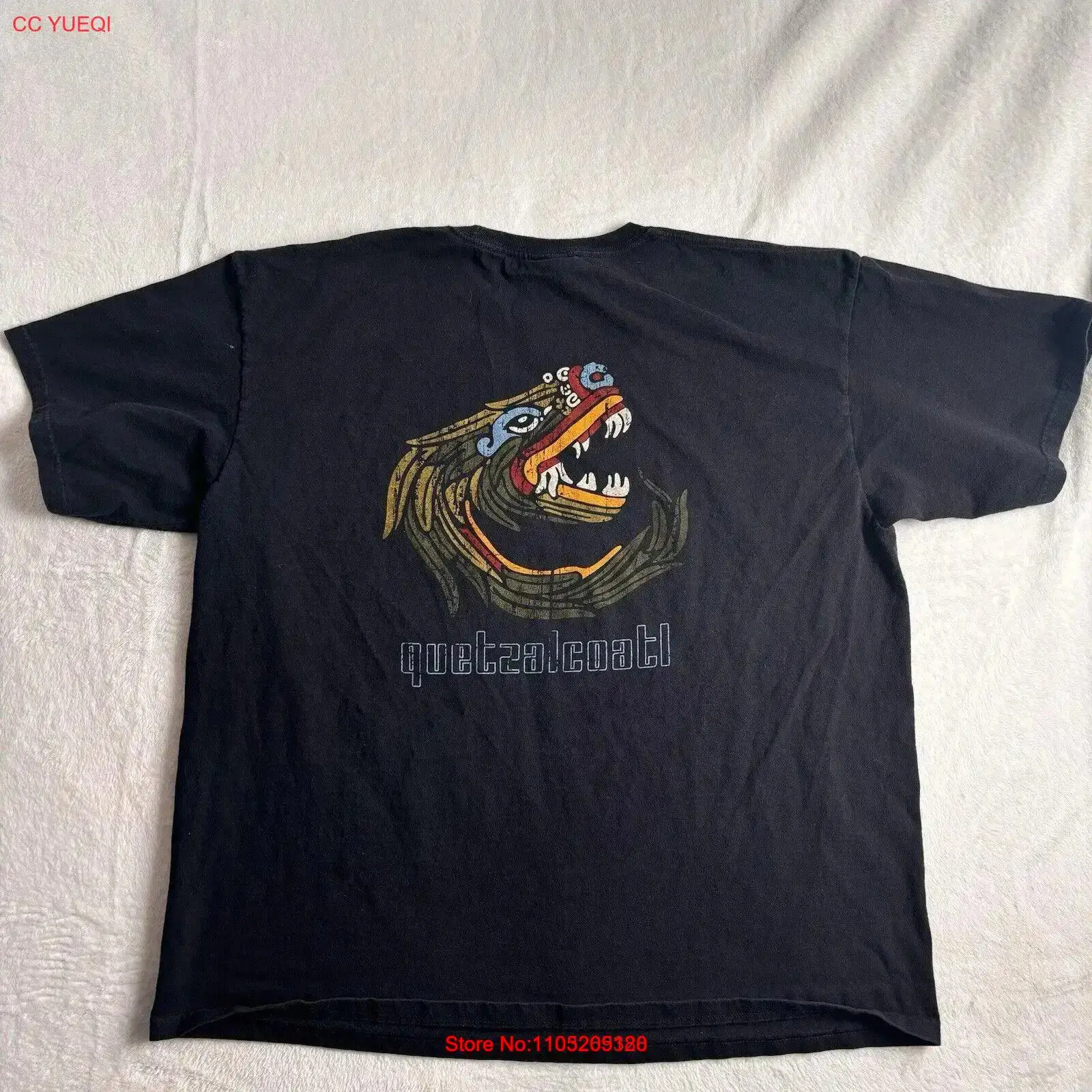 Vintage Yacht Fashion - VTG 요트 클럽 Quetzalcoatl 멕시코 블랙