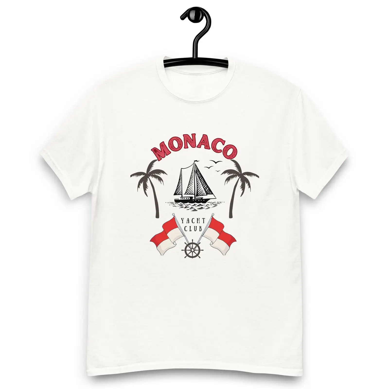 Vintage Yacht Fashion - 모나코 요트 클럽 티셔츠 빈티지 스타일
