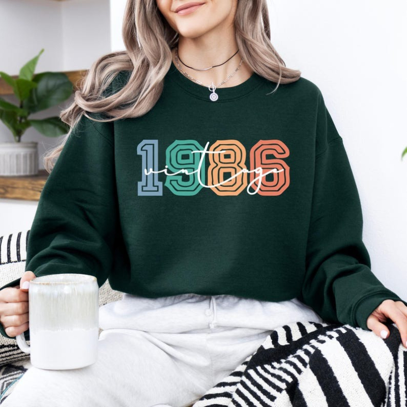 Vintage Fashion Retro Outfit - 빈티지 1986 40번째 생일 겨울 패션