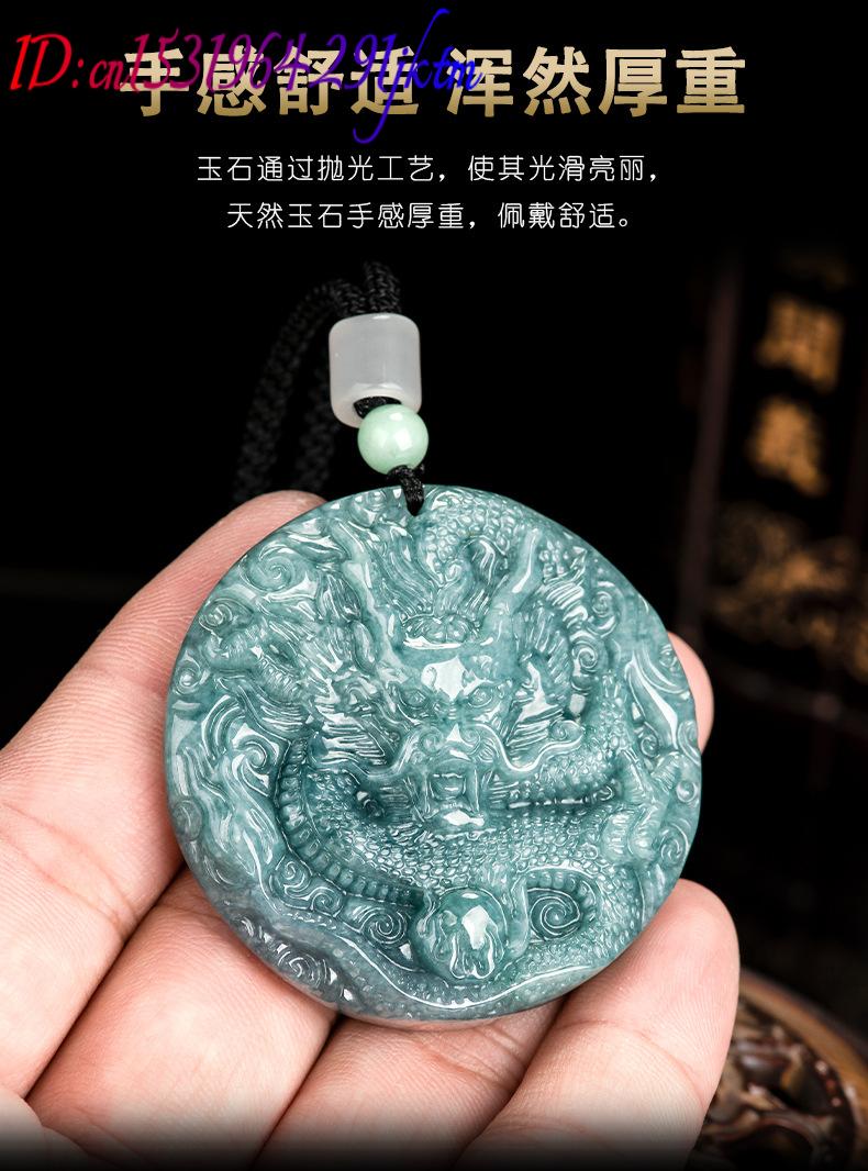 버마산 경옥 드래곤 펜던트 목걸이 여성용 선물 패션 액 - Vintage Fashion Necklace 리뷰 및 가격