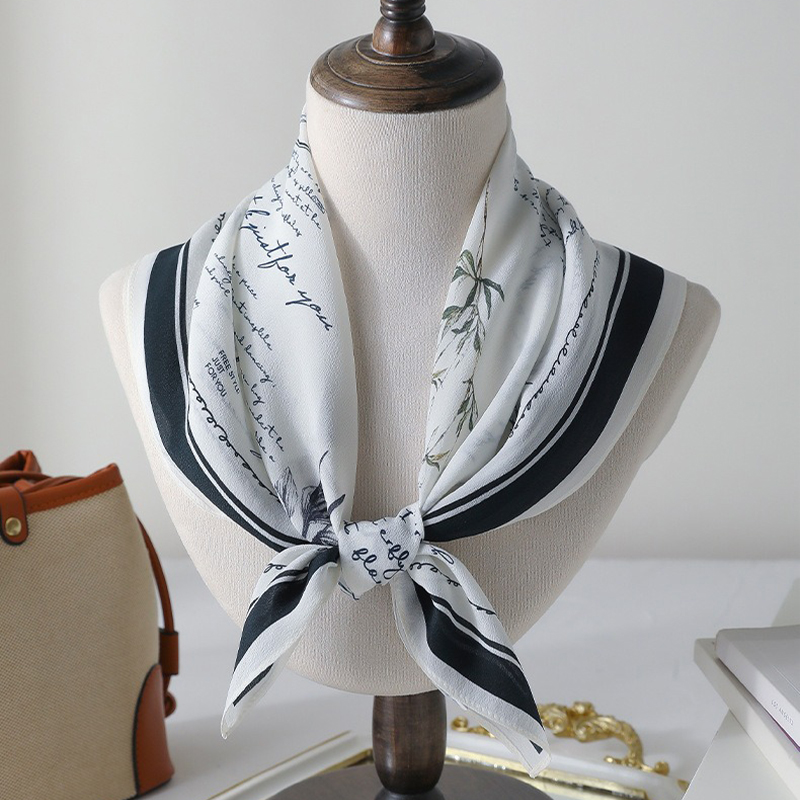 100% 멀버리 실크 스카프 65x65cm 나비 저널  - Vintage Fashion Journal 리뷰 및 가격