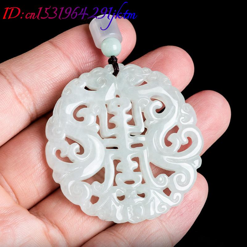 버마산 경옥 드래곤 펜던트 목걸이 여성용 빈티지 선물  - Vintage Fashion Necklace 리뷰 및 가격
