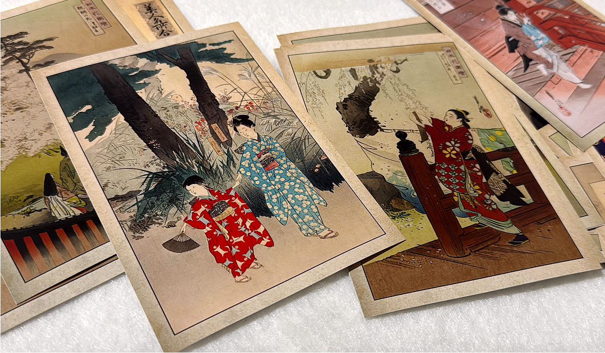 30Pcs Ogata Gekko 그림 사진 엽서 빈티지 - Vintage Fashion Journal 리뷰 및 가격