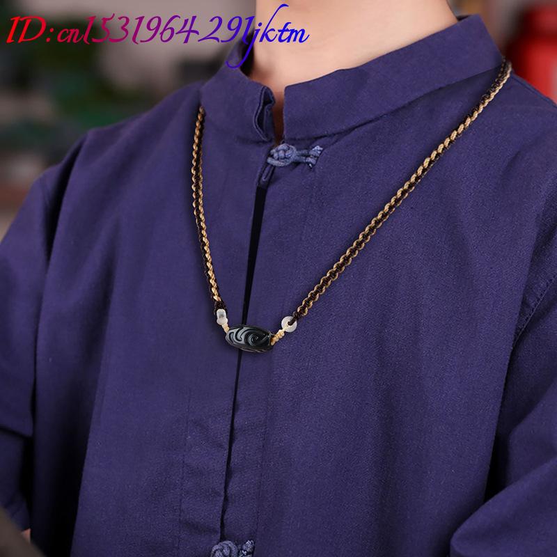 헤티안 옥 조각 비즈 펜던트 목걸이 빈티지 패션 액세서 - Vintage Fashion Necklace 리뷰 및 가격