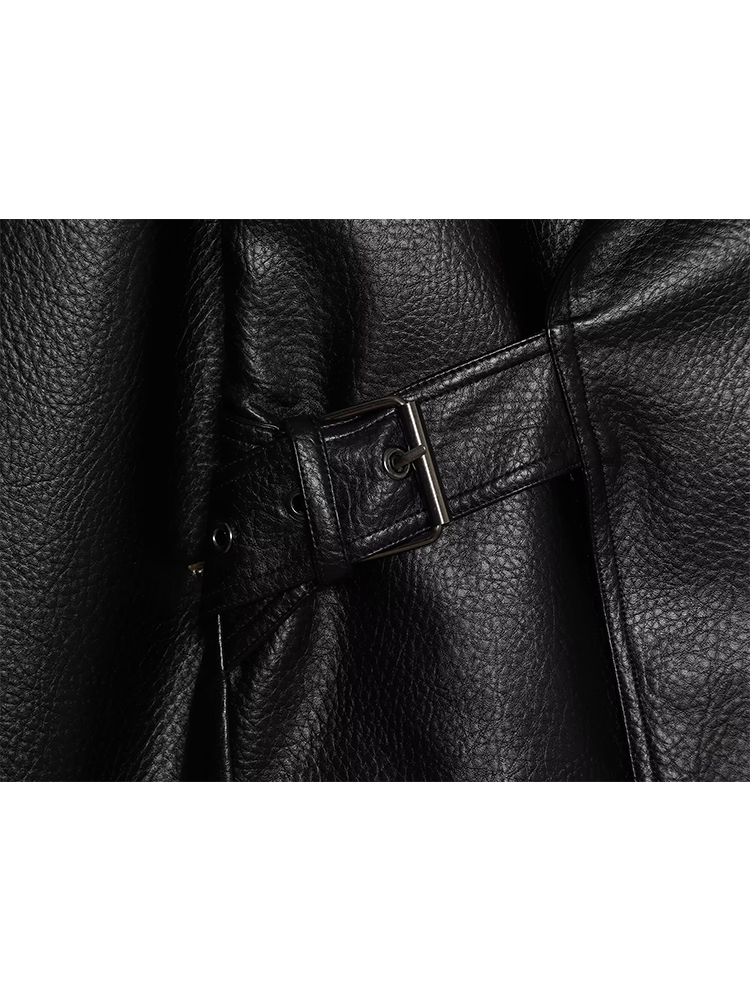 여성용 PU 가죽 라펠 장식 2026 가을 레트로 스타 - Vintage Fashion Retro Outfit 리뷰 및 가격