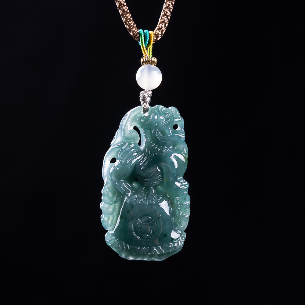 버마산 비취석 픽시우 펜던트 디자이너 원석 부적 진짜  - Vintage Fashion Necklace 리뷰 및 가격