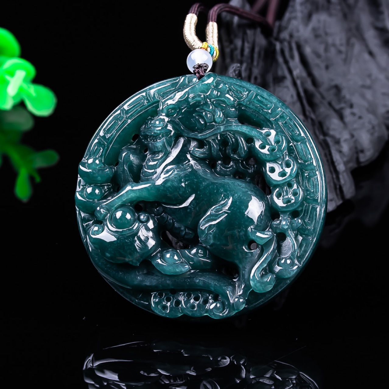 버마산 경옥 드래곤 펜던트 원석 진짜 옥 여성용 선물  - Vintage Fashion Necklace 리뷰 및 가격