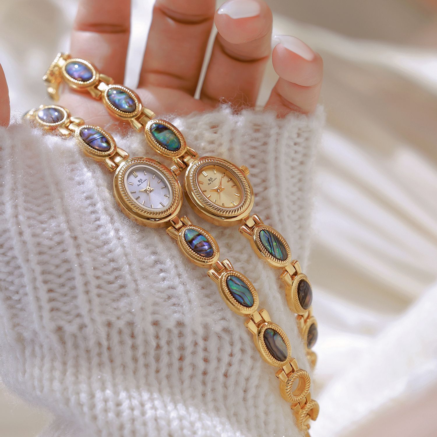 2025 여성용 시계 레이디 팔찌 빈티지 우아한 천연  - Vintage Fashion Watches 리뷰 및 가격