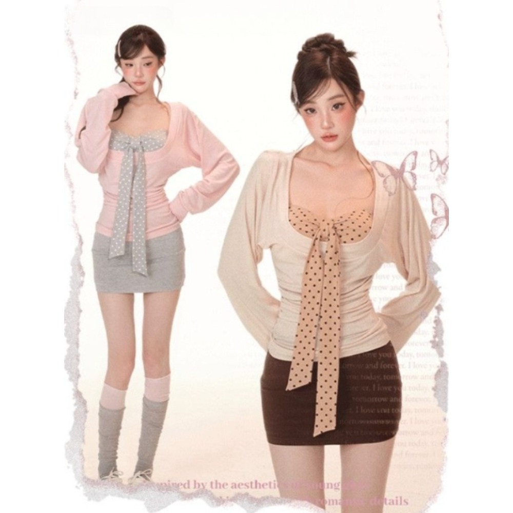 2026 봄 빈티지 블라우스 슈트 반팔 투피스 세트 여 - Retro Vintage Korean Fashion 리뷰 및 가격
