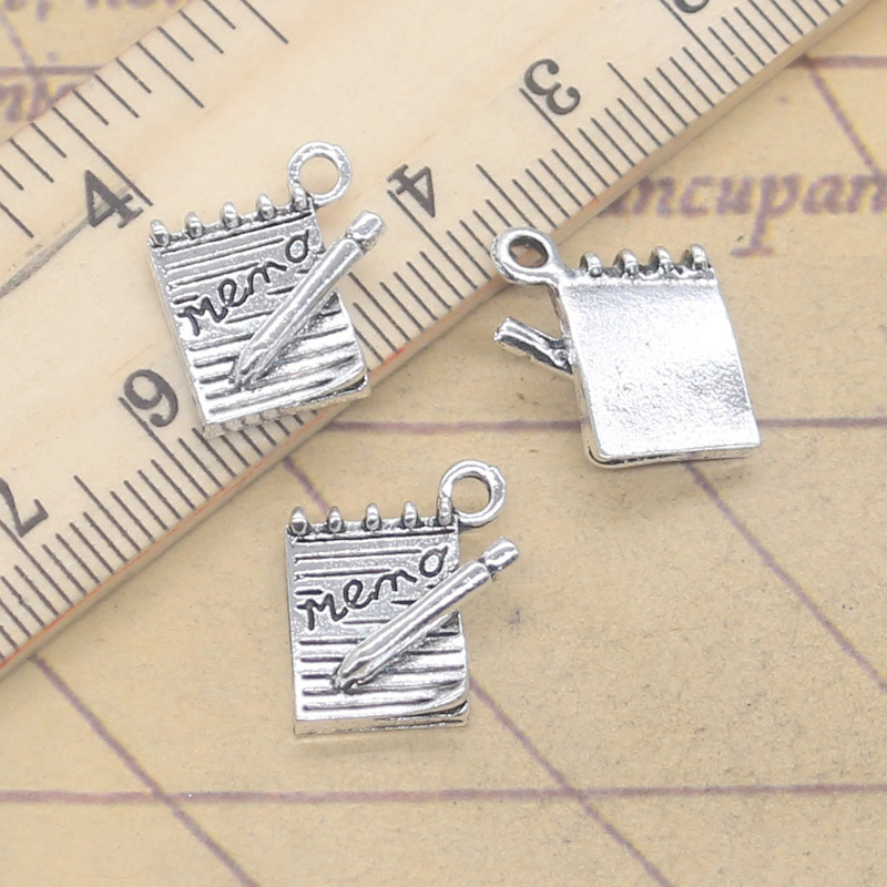20개 참 장식 메모 다이어리 저널 15x14mm 앤틱 - Vintage Fashion Journal 리뷰 및 가격