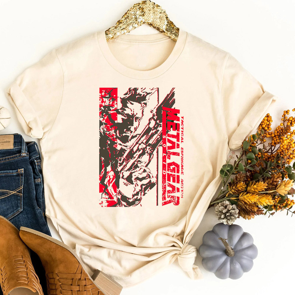 메탈 기어 솔리드 티셔츠 십대 귀여운 빈티지 한국 패션 - Retro Vintage Korean Fashion 리뷰 및 가격