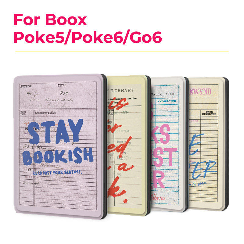 Murmelo 마그네틱 케이스 Boox Go6 Gen2 - Vintage Fashion Library 리뷰 및 가격