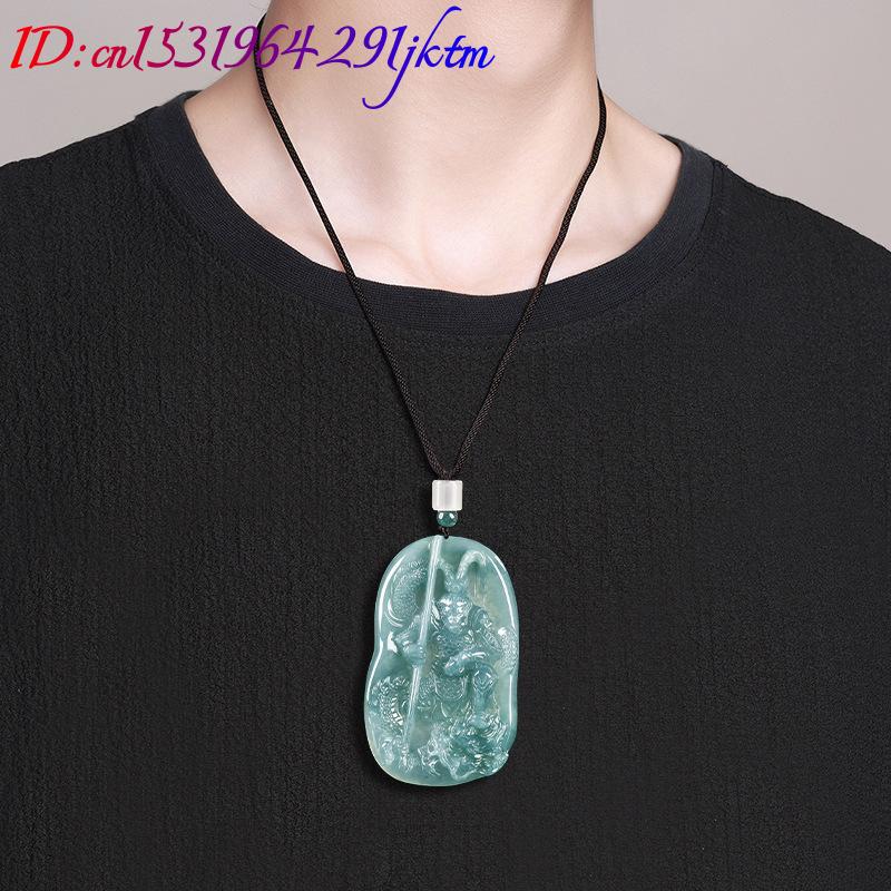버마산 경옥 원숭이 왕 펜던트 목걸이 빈티지 럭셔리 여 - Vintage Fashion Necklace 리뷰 및 가격